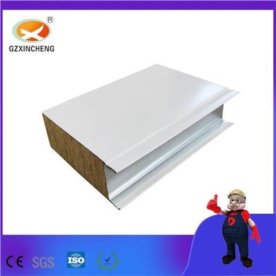 Manufactory Panel sándwich de lana de roca prefabricada ignífuga de alta calidad